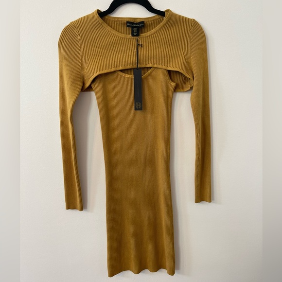 NWT House of Harlow 1960 Cutout Long Sleeve Dress Size XS - Picture 6 of 7